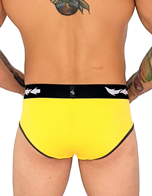 Anthony Quintana Men's Hybrid 2-in-1 Briefs & Swimwear Briefs – Premium 3-Pack Enhancing Pouch AQ4768